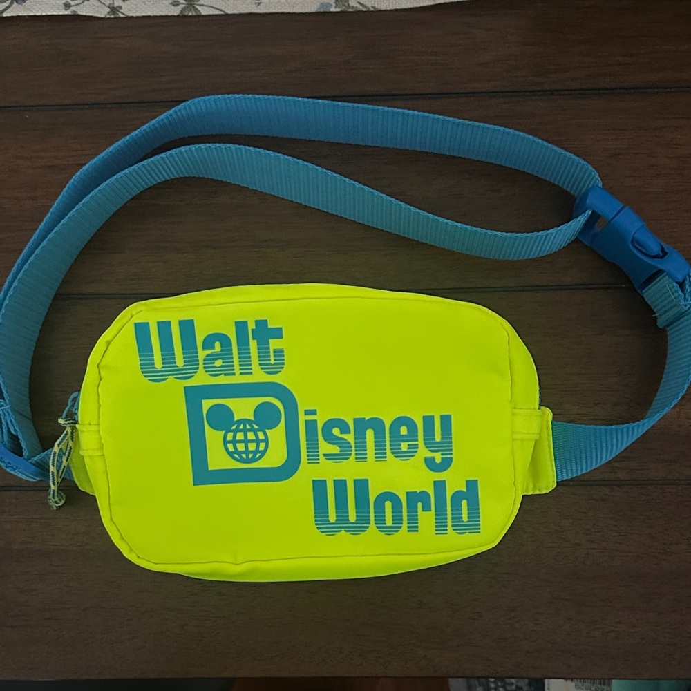 Disney Parks Neon Summer Collection featuring a retro Walt Disney World logo.